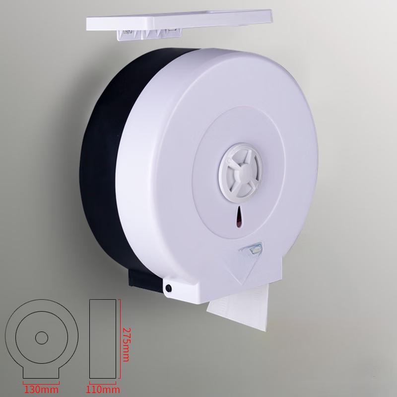 Wall-Mounted Bathroom Tissue Box with Storage Shelf