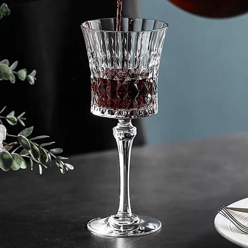 VAKADA Painted Diamond Stemmed Wine & Cocktail Glass