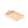 1Pcs 1:12 Dollhouse Miniature Wooden Plate Simulation Tray Model For Doll House Decor