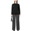 Emporio Armani Loose Fit Crew Neck Long Sleeve Sweatshirt Women tops Black 6R2M7J-2JXGZ-0999