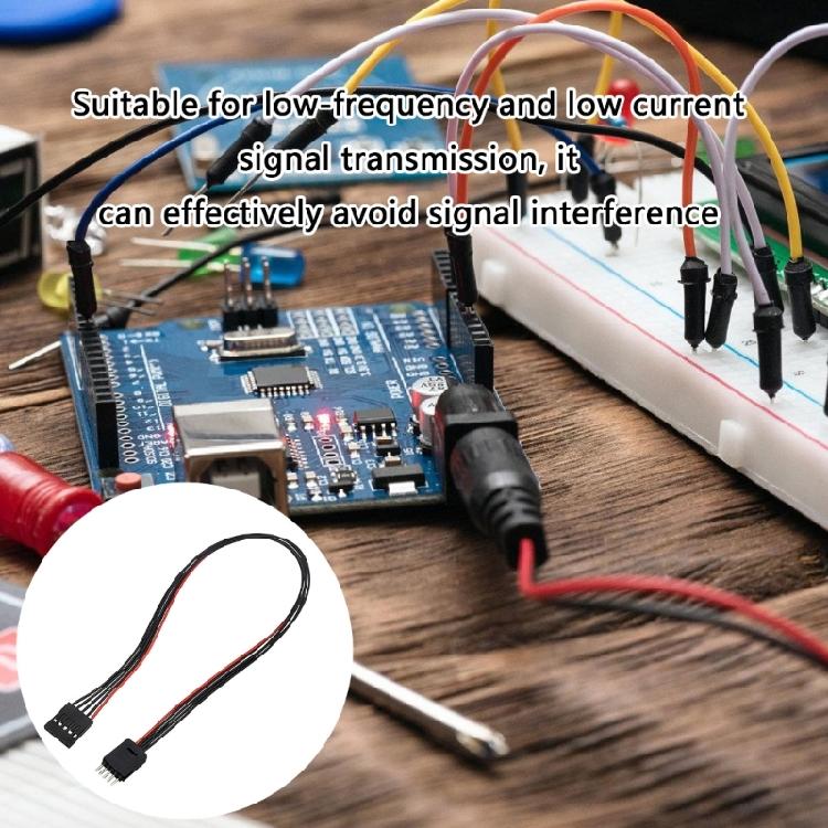 Compactly 4Pin Converter Wire 2.54mm Female To 2.0mm Male Breadboard Jumper Wire For Electronic Prototyping Tools