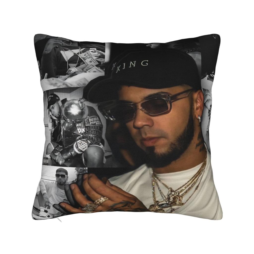 Anuel AA  Rapper Singer Pillow Covers Merchandise Soft Cushion Cover Decoration  Pillow Case Cover Sofa Multi Size