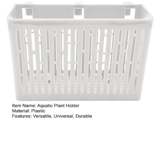 Yousheng Aquarium Plant Holder with Hooks Fish Tank Plant Stand Aquarium Planter Cup Hydroponic Basket for Aquatic Plant Cultivation