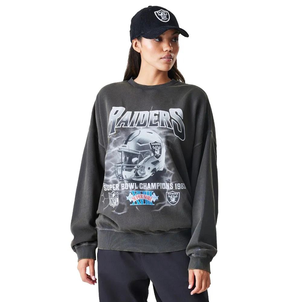 New Era Толстовка NFL Boxy Washed Las Vegas Raiders