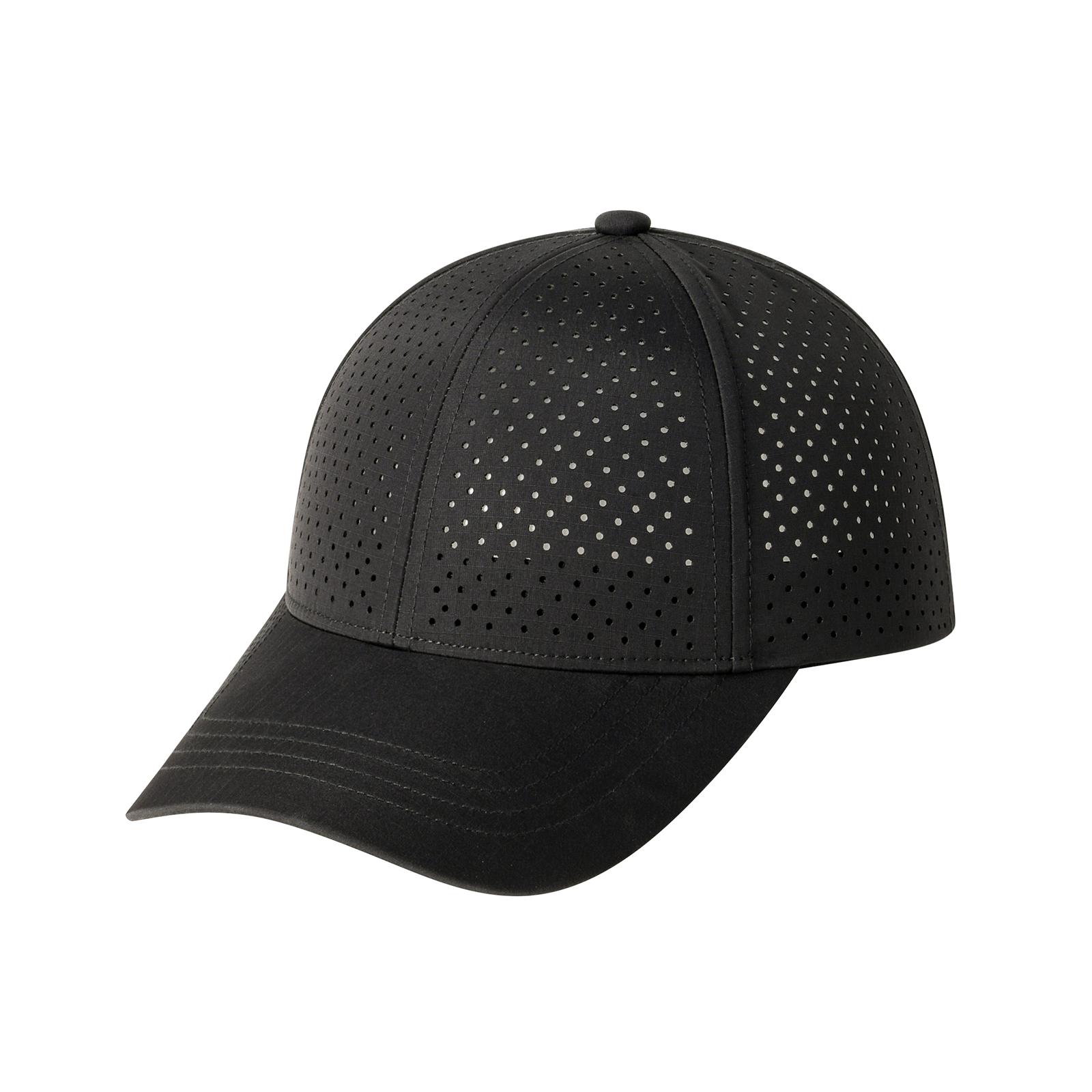Freedom Outdoors Women's Grey Feinion Men Quick Dry Baseball Cap Laser Cut Cool Mesh Ball Cap Curved Brim Snapback Hat 57-60Cm