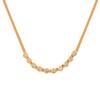Titanium Titanium Steel White Vermiculite Gold Color Clavicle Chain
