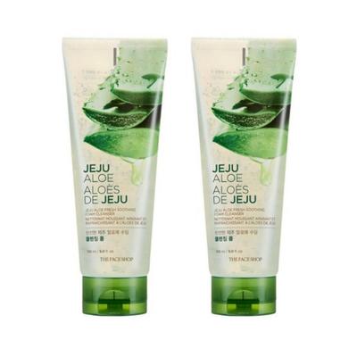 Schiuma Detergente Lenitiva Aloe di Jeju Fresca (2 pezzi)