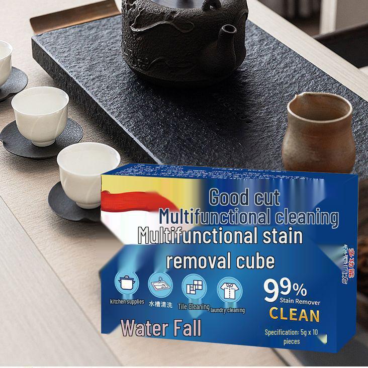 Magic Cube Effervescent Cleaner: All-in-One Active Oxygen Tablet for Kitchen, Bathroom, and Laundry