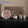Chen Desheng Dunhuang Gilt Silver Ceramic Teaware Set