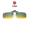 Non-polarized Vintage Clip On Flip Up Sunglasses Women Men Clip Use Day and Night Glasses Driving Fishing Outdoor Sports Sun Glasses