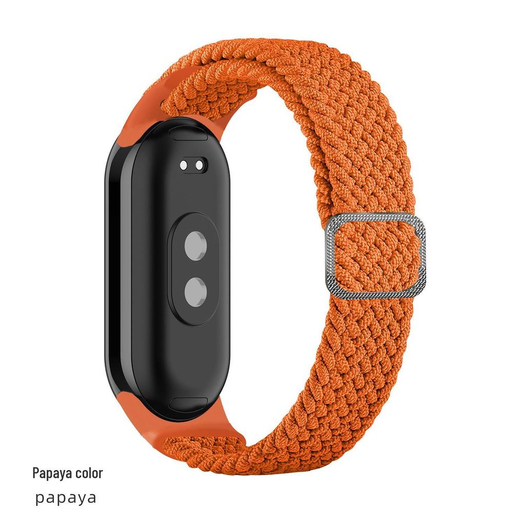 Regulowany pleciony pasek do Xiaomi Band 8/9 - Kompatybilna wymienna opaska na nadgarstek do Mi Watch 3/4/5/6/7/8