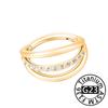 Anillo de Nariz Clicker de Titanio G23 Cartílago de Oreja Tragus Helix Daith Pendientes Redondos Aro CZ 16G Segmento con Bisagra Joyería para Piercing Corporal