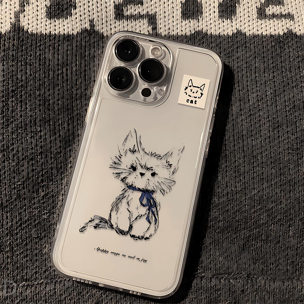 Sloppy Kitten Phone Case for Huawei Honor X7d X9d X9a X9b X8b X7b 90 20 Nova 9 7 7i P40 P30 SE Lite 4G 5G Clear Soft TPU Cover