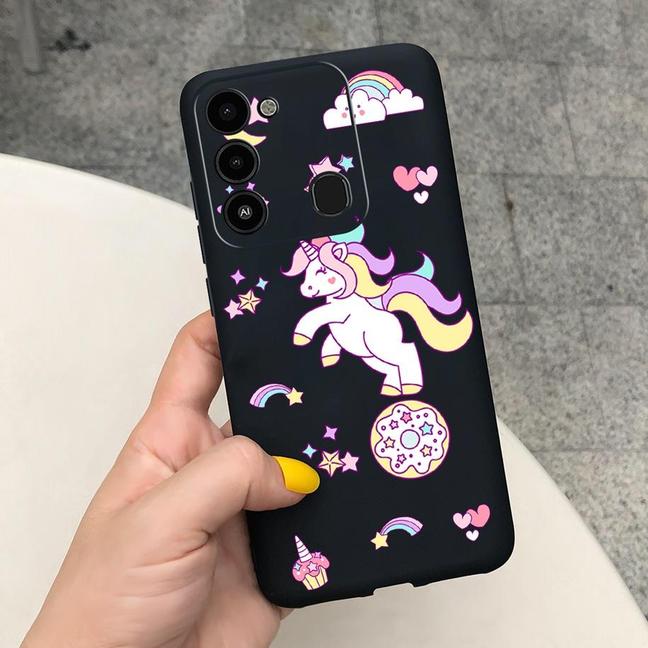 Couple Heart Silicone Case For Tecno Spark 8C Cover Spark8 8 C KG5k KG5j Painted Soft TPU Phone Case For Tecno Spark 8 Pro Etui