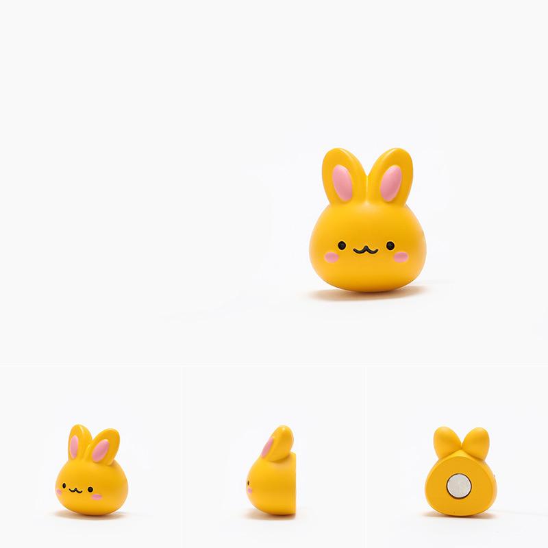 Rabbit Magnetic Refrigerator Magnet Creative Diy Refrigerator Sticker Decoration Resin Sticker Po Wall Gift Toy