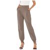 Womens Solid Color Printed Loose Low Waist Wide Leg Pants Long Pants Casual Pant