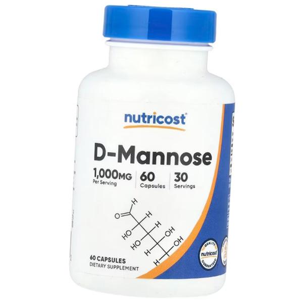 

D-манноза, D-Mannose 1000, Nutricost (72647009) 60caps