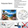 2D Flat Image, 1 Piece, Elegant Coastal Scenery, Suitable for Beach Vacations and Wedding Venues