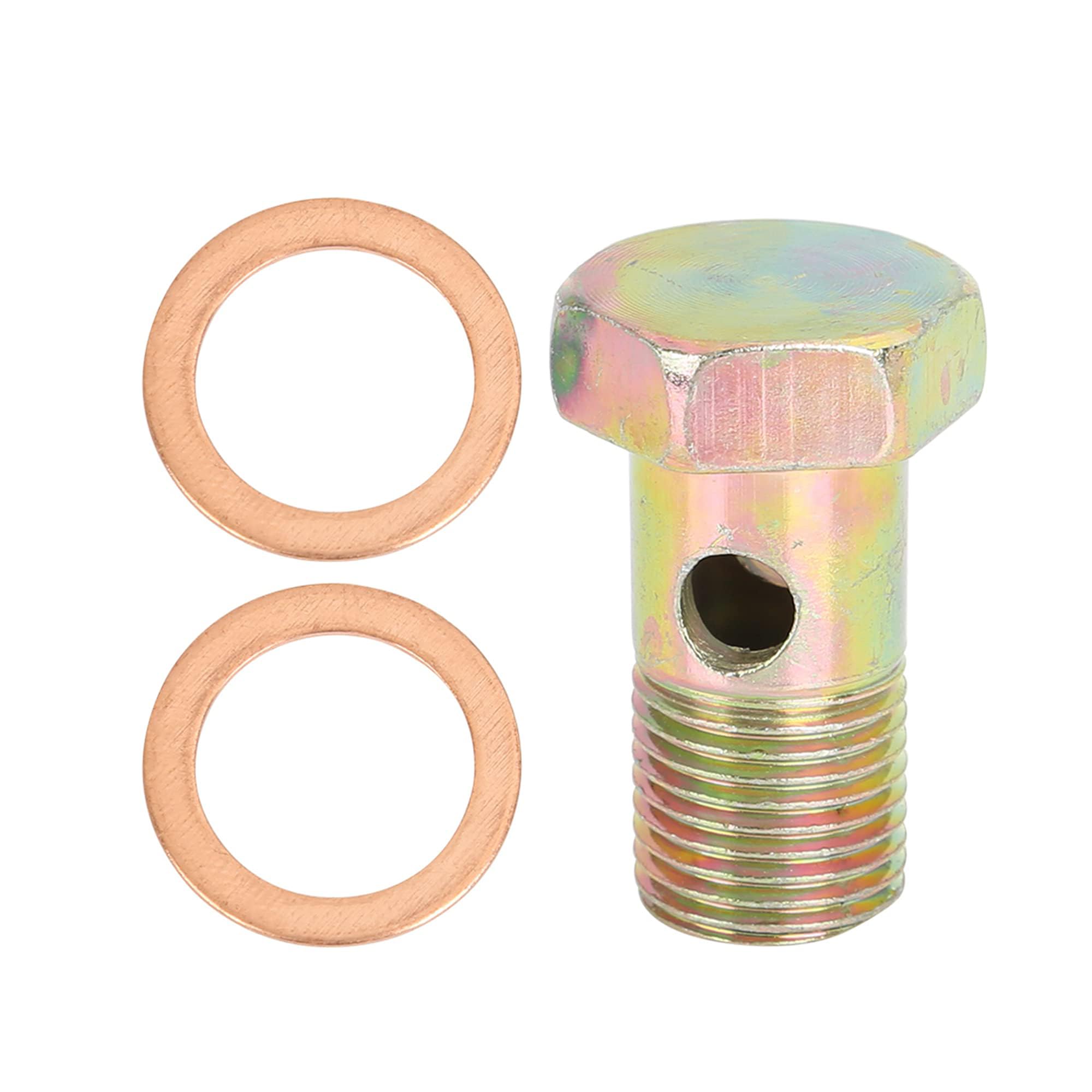 

Edinstry Инструмент для шланга банджо M16x1,5 мм Метрическая резьба Болт банджо Адаптер тормозного комплекта 2 шт. шайбы M16 1pcs