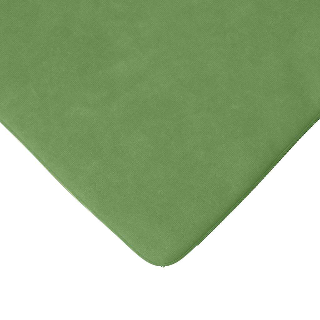 Seat Cushion Set 4 Pcs Light Green 40 X 40 X 3 Cm Velvet