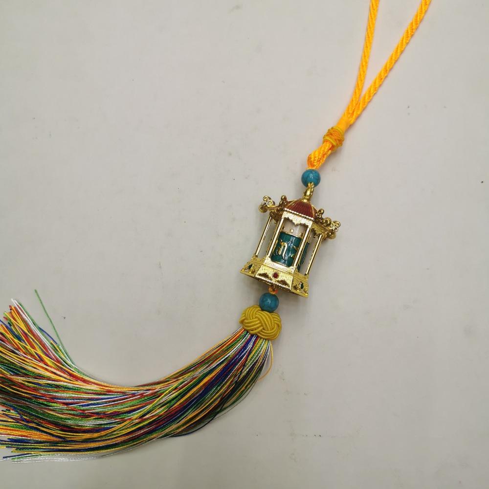 Tassel Ornament Zinc Zinc Alloy Pendant Ornament Crafted Zinc Zinc Alloy Vehicle Interior Decoration Travel Use зелёный