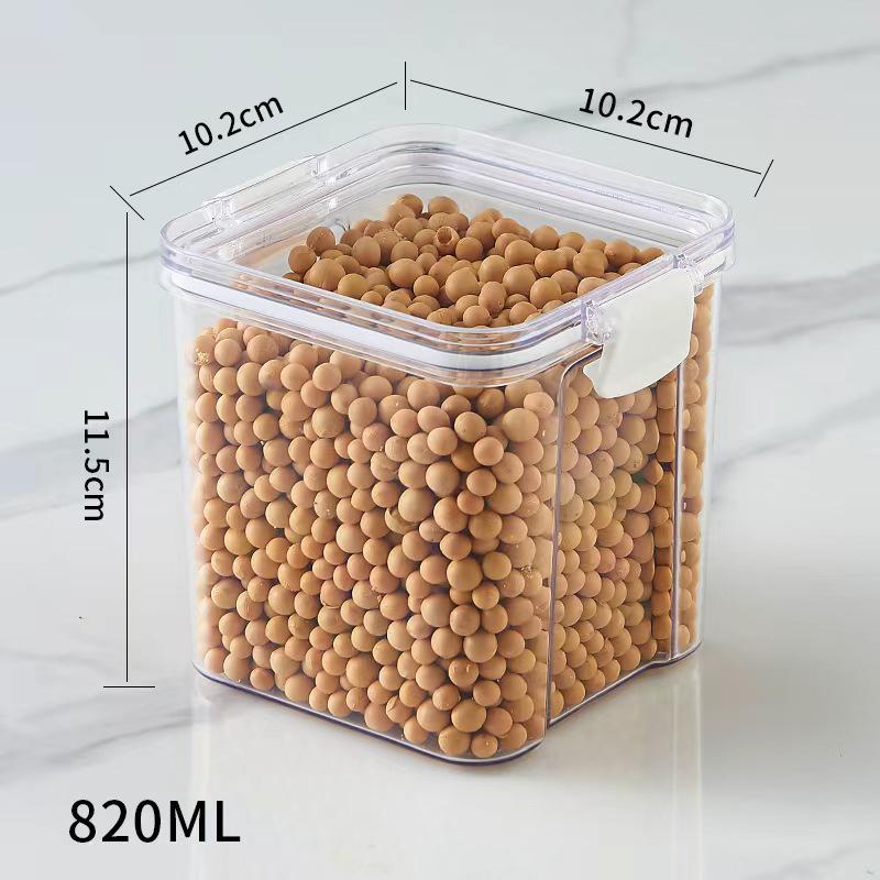 Transparent Food-Grade Plastic Storage Jar for Soups