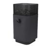 Outdoor Gas Fire Pit with Lava Rocks Adjustable Flame Portable Tabletop Fire Pit for Camping Patio Garden Yard Matte
