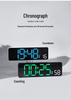 Multifunctional Living Room Wall Clock with Temperature Display and Alarm