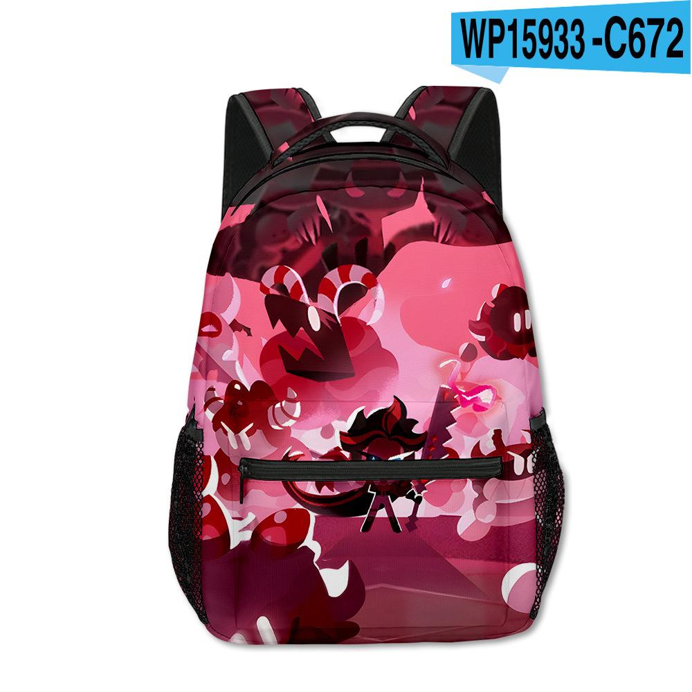 Luxury Popular Funny Shadow Milk Plush Student Bookbag Notebook Backpacks 3D Print Oxford Waterproof Boys/Girls Travel Backpacks