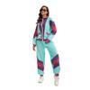 New Women's Retro Thin Sportswear Disco Dance Suit Two Sports Suit Stage Performance Suit