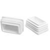 Internal cap for profile post roof 50x40 20 PCS WHITE