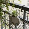 1Pc 3D Printed Mini Elephant Succulent Planter with Drainage Hole, Small Cactus Pot for Desk Shelf & Balcony