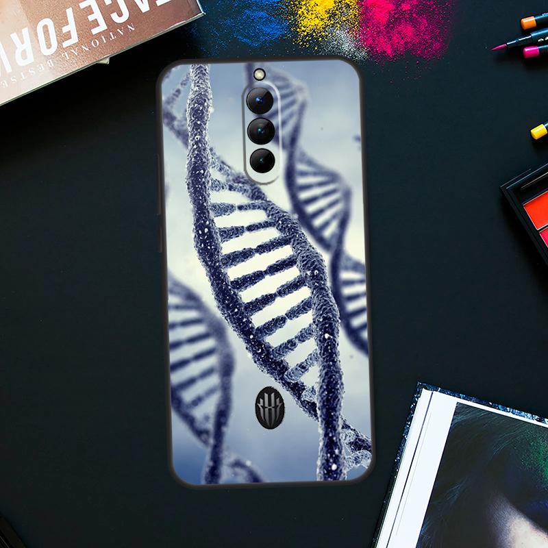 Science DNA Biology Case For ZTE Nubia Red Magic 9 8 8S Pro Plus RedMagic 6S 7S Pro 6 7 Pro 5S 6R 5G Back Cover