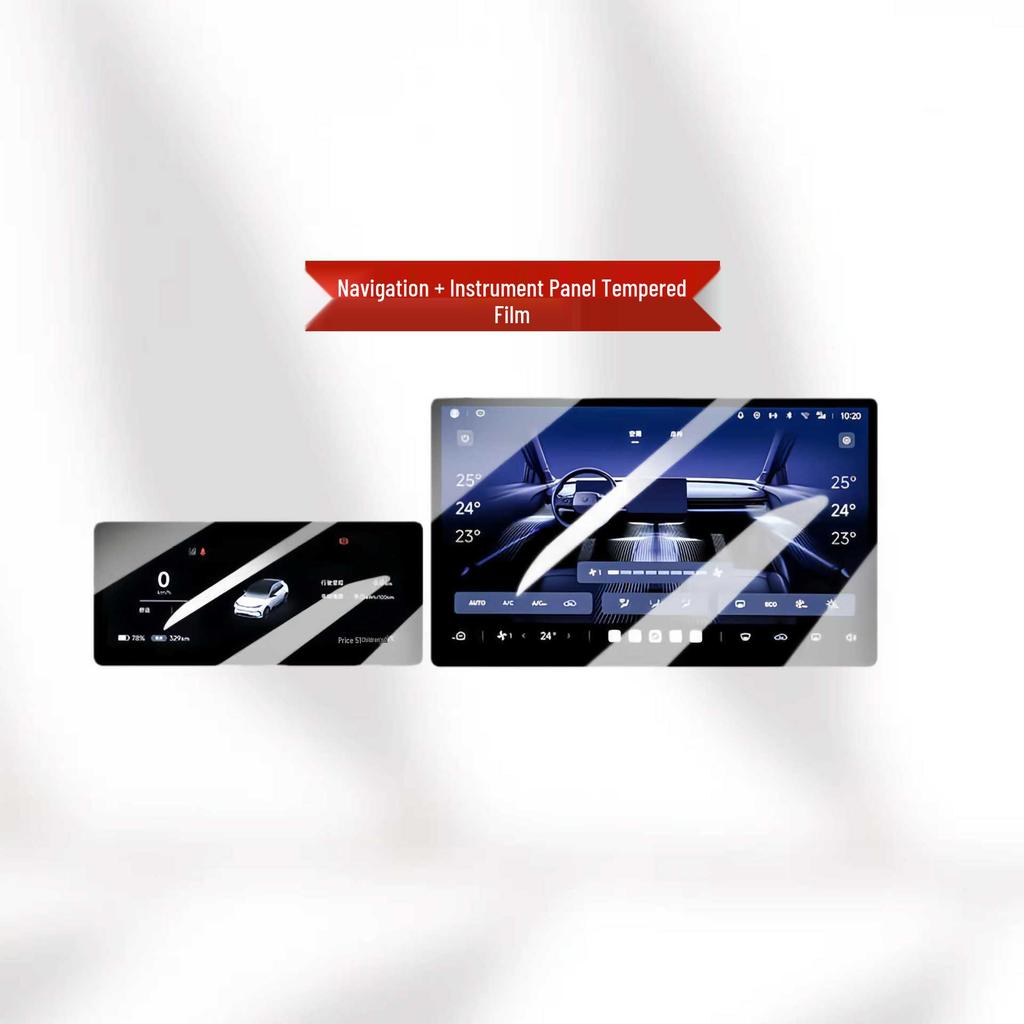 Jihu T1 Screen Protector & Interior Decor: Fits 25 Models, Tempered Glass, Navigation Film, Car Modification Accessories.