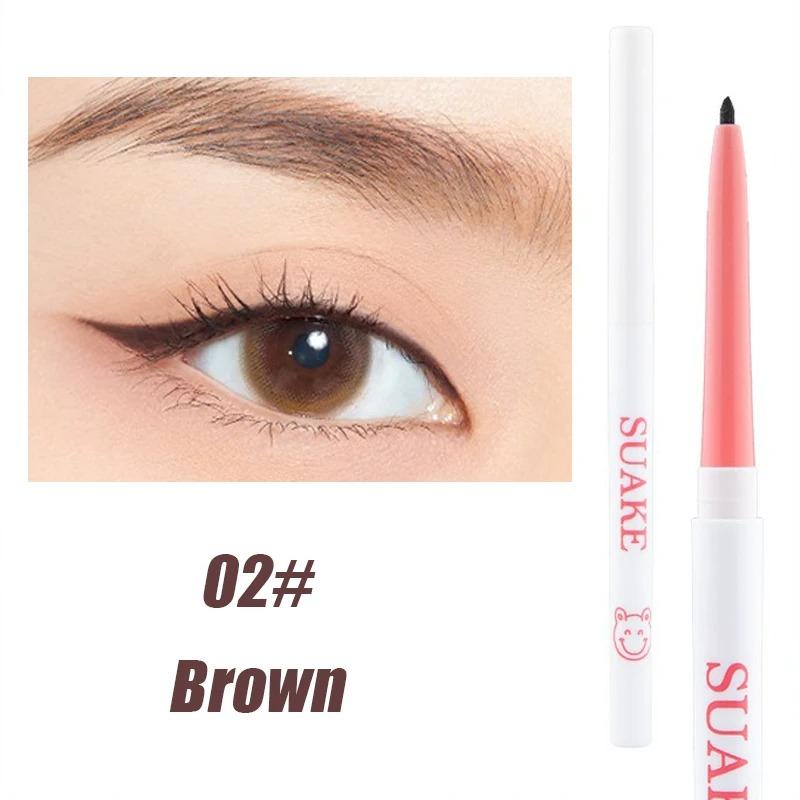 

1pcs Beauty Eyeliner Pencil Eyeliner Gel Pen Smooth Waterproof Long Lasting Silkworm Pen Black Brown Eyeliner for Eye Makeup