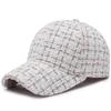 Autumn Winter Women Baseball Cap Fashion Gold Thread Tweed Snapback Caps Female Adjustable Outdoor Warm Sun Hat Elegant Dad Hats