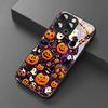 Halloween Themed Pumpkin Pattern Glass Phone Case For iPhone 17 Pro Max 11 12 13 14 15 16 Pro 16E 17Air 7 8 Plus XR XS X Cover