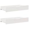 Daybed with Drawers White 90x200 cm Pine Wood