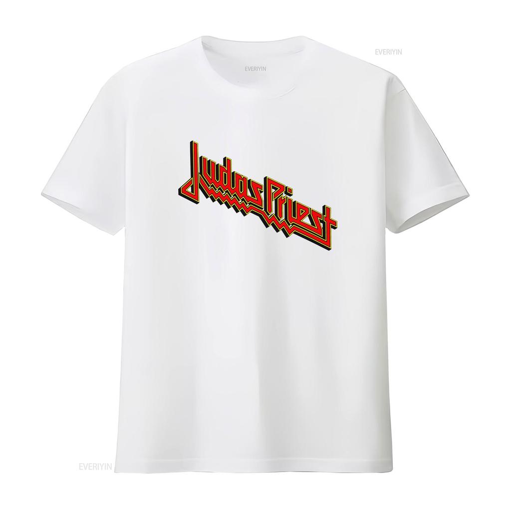 Metal Band Judas Priest T Shirt Rock Music Softstyle Concert Merchandise Heavy Fashion Top Vintage Washed Homme Stylish