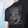 Septwolves Men's Thin Dragon Print Antimicrobial T-Shirt