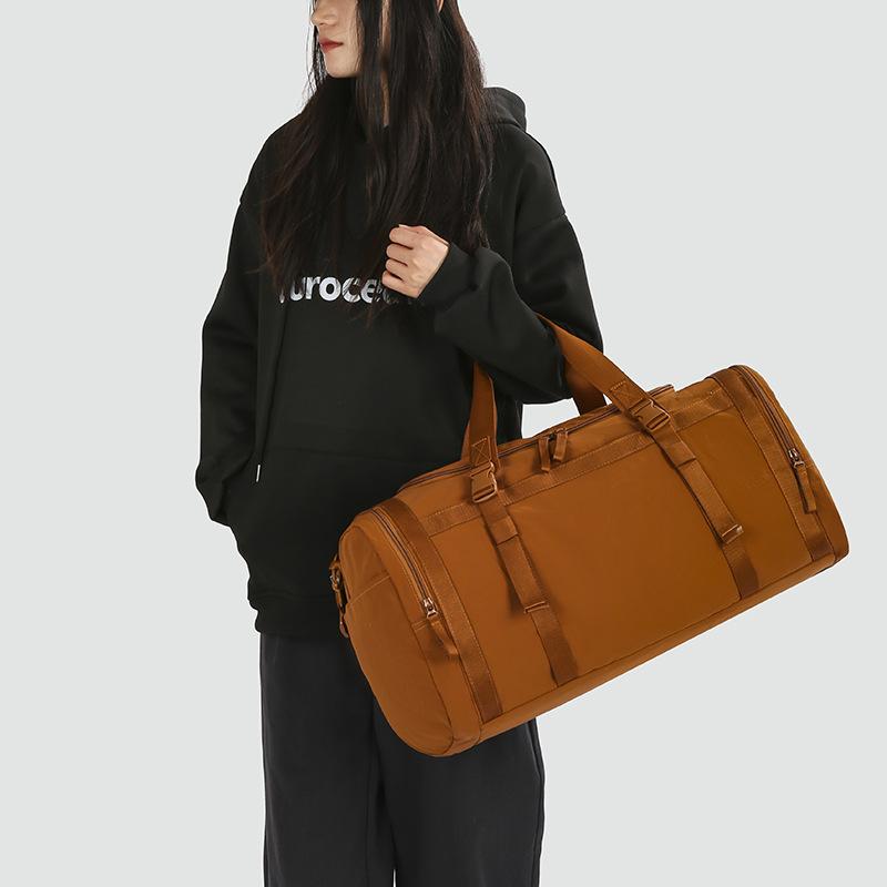 Leisure Sports Bag Dry Wet Separation Men's and Women's Fitness Bags Out Wearing Shoes and Hand-carrying Yoga Luggage Travel Bags