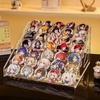 Tiered Transparent Acrylic Display Stand for Badges, Medicine, Figurines, Eyeshadow & Cosmetics