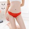 Dámské sexy krajkové spodní prádlo G-String s nízkým pasem, průhledné, rozkrokové tanga kalhotky