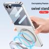 SAMSUNG Z Flip7 Magnetic Transparent Case with MagSafe Stand