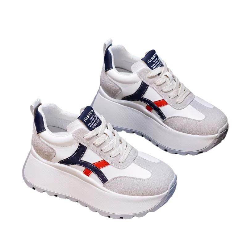 Women's Shoes Increase by 8cm2025 Autumn and Winter New Thick-soled Muffin Heel, Casual Forrest Gump Shoes, Sports Shoes, Dad Shoes