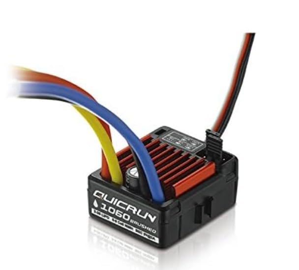 [OSE] HOBBYWING QuicRUN-WP-1060-Brushed Built-in BEC 3A/6V for 1/10 Scale Models [Parallel Import]