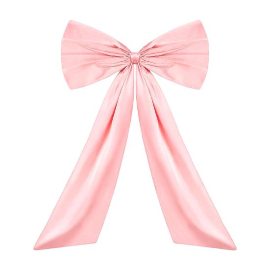 Large Satin Bow for Room Decor Giant Ribbon Tie for Birthday Party Wedding Bachelorette Baby Shower Backdrop Wall Decor