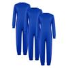 Ropa Adaptativa Especial para Niños y Niñas Unisex Conjunto de 3 Piezas Mono de Algodón Manga Larga Cremallera Trasera Invisible