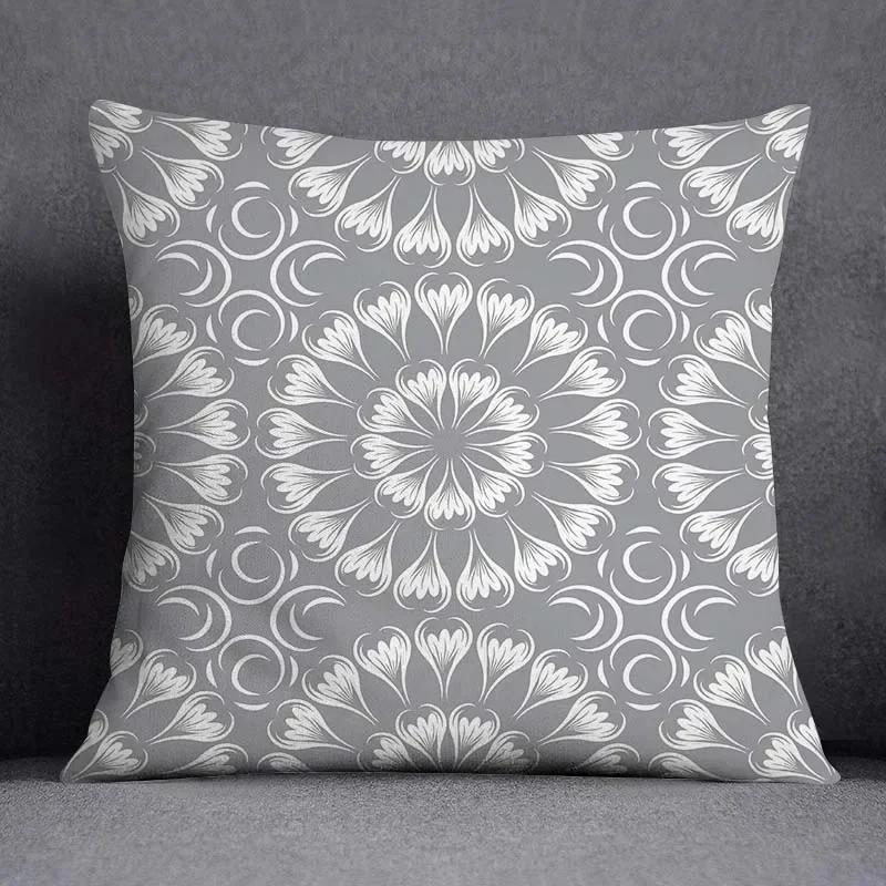 VIKAMA Federa Cuscino Decorativa Lusso Grigia di Alta Gamma, Federa Cuscino Decorazione Divano Casa, Federa Cuscino Decorazione Comodino Camera da Letto