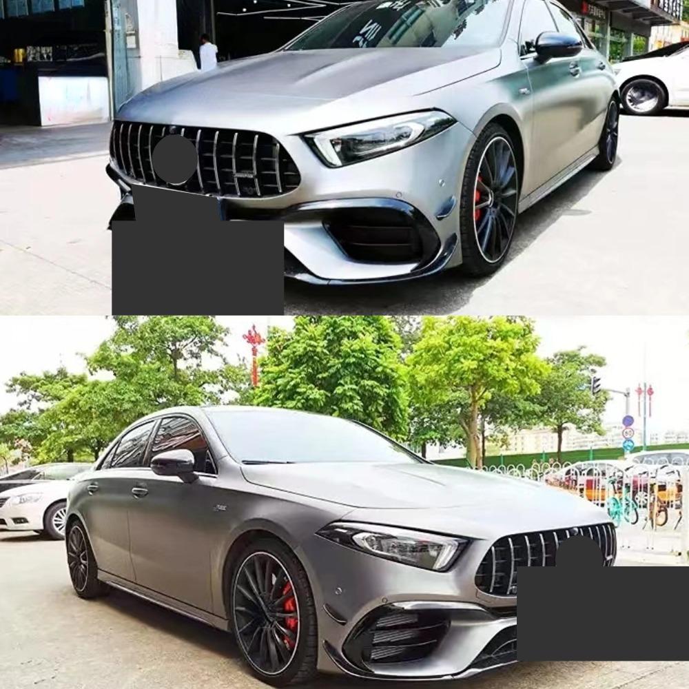 Front Grill Grille for Mercedes A-Class W177 2025-2025 ABS Gloss Black Bumper Mesh Tuning Cover A180 A200 A220 A250 A280